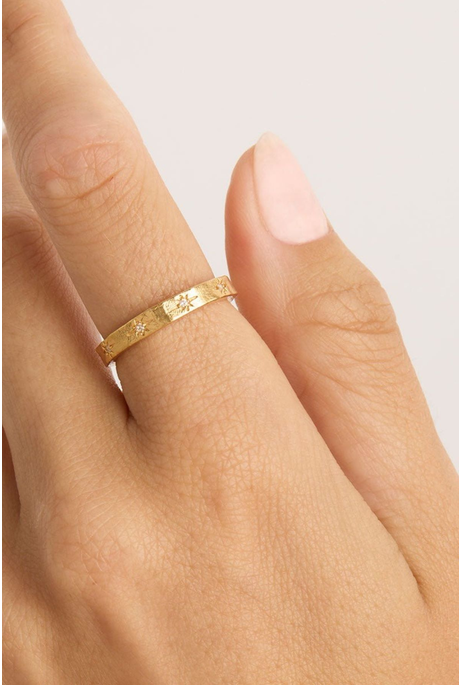STARDUST RING (18K GOLD VERMEIL)