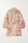 AUGUST PANELLED PLAYSUIT (CREAM FLORAL)