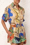 ALIGHT SHORT SLEEVE SHIRT (NAUTICAL MAP)