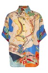 ALIGHT SHORT SLEEVE SHIRT (NAUTICAL MAP)