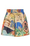 ALIGHT DRAW WAIST SHORTS (NAUTICAL MAP)