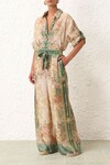 AUGUST RELAXED PANT (KHAKI FLORAL)