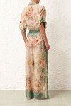 AUGUST RELAXED PANT (KHAKI FLORAL)