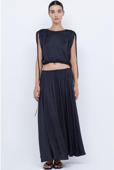 PARADISE MAXI SKIRT (BLACK)