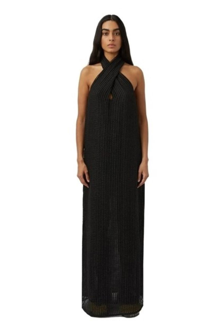 WILLA TEXTURED DRESS (BLACK)