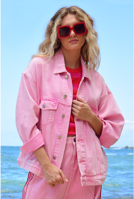 OVERSIZED MODE JACKET (PINK)