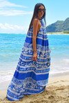 BLUE WITH ENVY DRESS (BLUE TIGER)