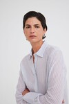 DYLAN SHIRT (NAVY/PALE BLUE PINSTRIPE)