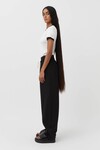 LUCIA MONOGRAM PANT (BLACK)