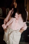 GO WITH THE WIND BLOUSE (ORANGE STRIPE)