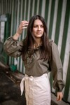 GO WITH THE WIND BLOUSE (MOSS)