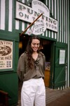 GO WITH THE WIND BLOUSE (MOSS)