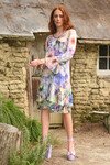 PLEAT ME LATER TUNIC DRESS (PASTEL FLORAL)