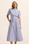 STARLING DRESS (COBOLT STRIPE)