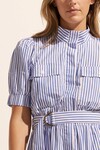 STARLING DRESS (COBOLT STRIPE)