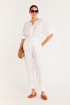 PURE LINEN BLOUSE (WHITE)