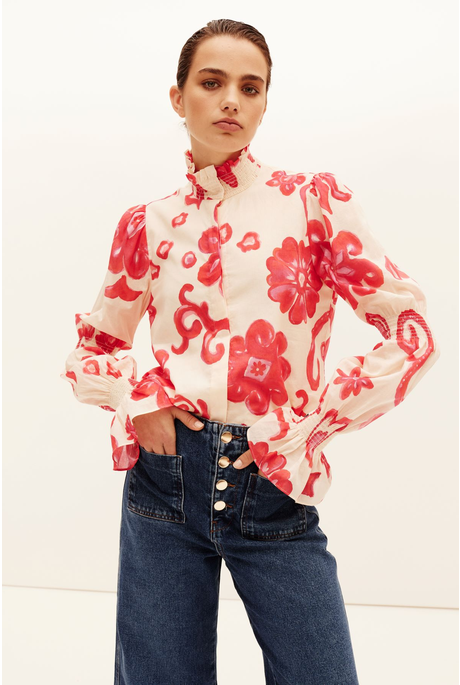 DELTA LAID BACK BLOUSE (MULTI)