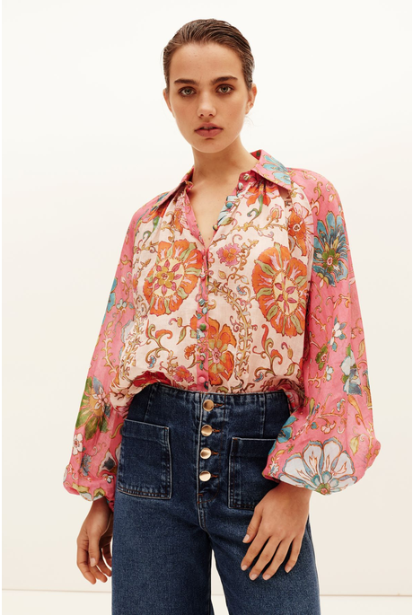 SAMBA BUTTONED BLOUSE (MULTI)
