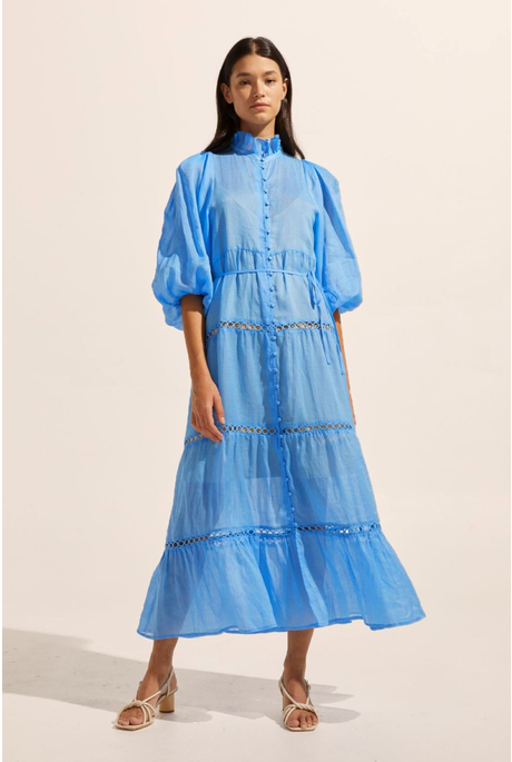 TOAST DRESS (PEACOCK)
