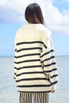 WAVE HELLO, SAIL GOODBYE TOP (NAVY/WHITE)