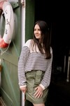 INTO THE WILD SKIRT (MOSS DRILL)