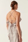 IMMERSION BIAS CAMISOLE (METALLIC OYSTER GRAY)