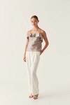 IMMERSION BIAS CAMISOLE (METALLIC OYSTER GRAY)