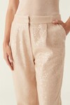 INCANDESCENT SEQUIN PANT (SAND BROWN) 