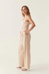 INCANDESCENT SEQUIN PANT (SAND BROWN) 