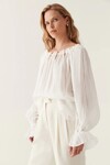 CHARM LE CORSAIRE BLOUSE (IVORY)