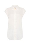 SOLANA SLEEVELESS SHIRT (IVORY)