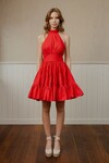 TIFFANY'S DRESS (RED POPLIN)