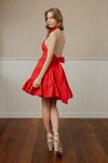 TIFFANY'S DRESS (RED POPLIN)