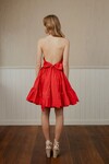 TIFFANY'S DRESS (RED POPLIN)