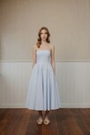 LALA DRESS (BLUE STRIPE)