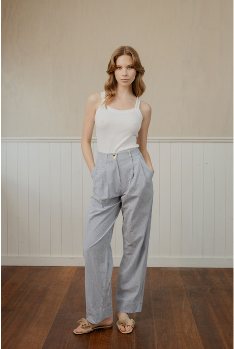 FREDDIE PANT (SEERSUCKER STRIPE)