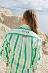 BUDDY SHIRT (MIDORI STRIPE)