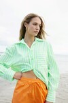 BUDDY SHIRT (LIME STRIPE)