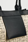 DENVER TOTE (BLACK/CREAM)