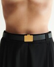 RILEY BELT (BLACK/GOLD)