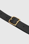 ADDISON BELT (BLACK/GOLD)