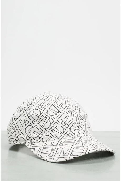 JAIDA PRINTED CAP (SOFT WHITE)