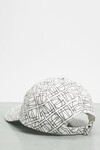 JAIDA PRINTED CAP (SOFT WHITE)