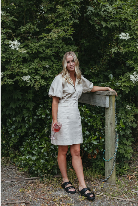 SUNNY SIDE UP DRESS (IVORY)