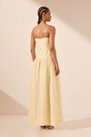 LIMON BUSTIER MAXI DRESS (LEMONDADE)