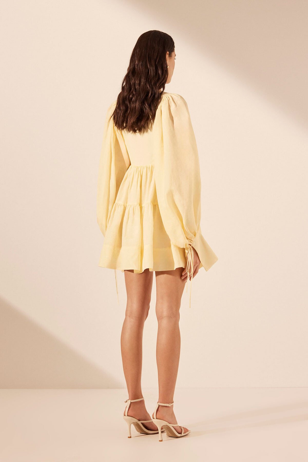 LIMON LONG SLEEVE MINI DRESS LEMONDADE SHONA JOY SUMMER 24