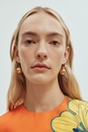 BANANA HOUSE PUFFER EARRINGS (GOLD)