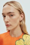 BANANA HOUSE PUFFER EARRINGS (GOLD)