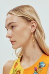 BANANA HOUSE SMALL LURE EARRINGS (GOLD)