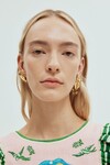BANANA HOUSE CRAB SHELL EARRINGS (GOLD)